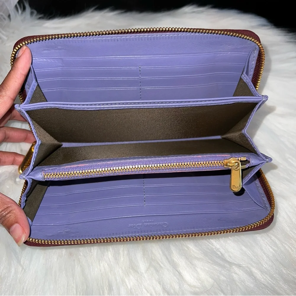 Christian DIOR- ZIPPED LONG WALLET